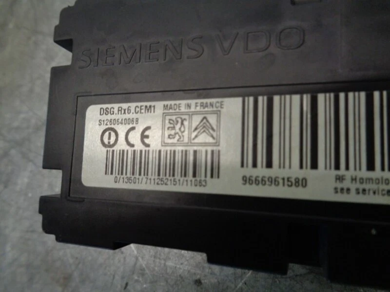 9666961580 modulo elettronico per PEUGEOT 508 I (8D ) 2.2 HDI 2010 4017675 - Immagine 3 di 3