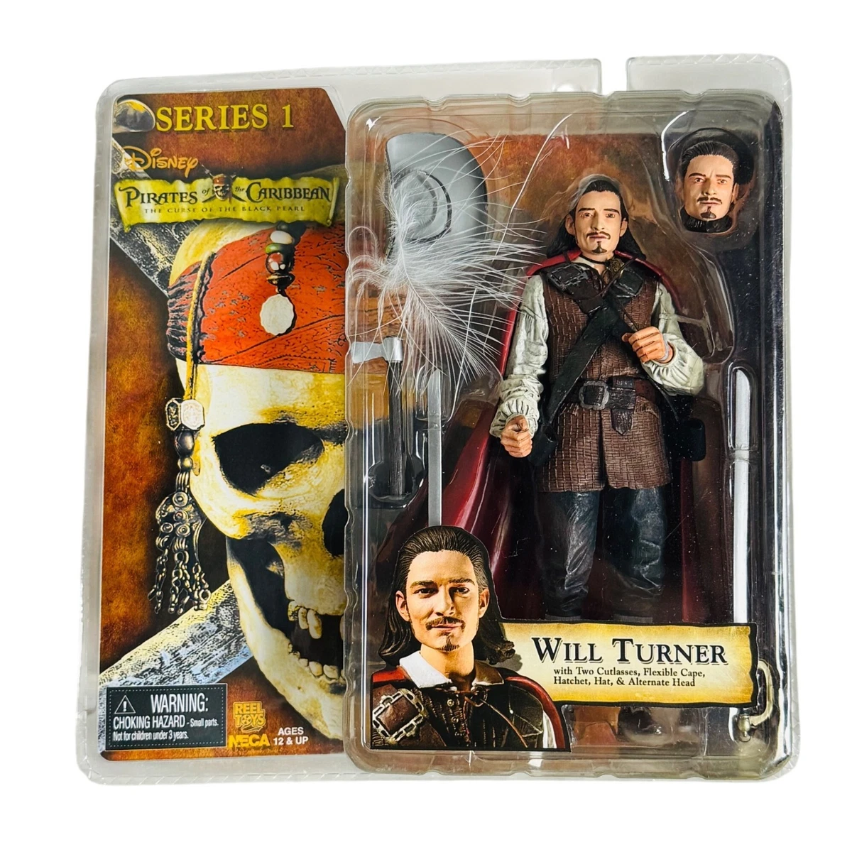 NECA Will Turner Pirates of the Caribbean TV, Movie & Video Games