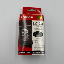 Canon Ink Cartridge OS Black BC-20 BJ Cartridge Genuine 44ml Vintage New