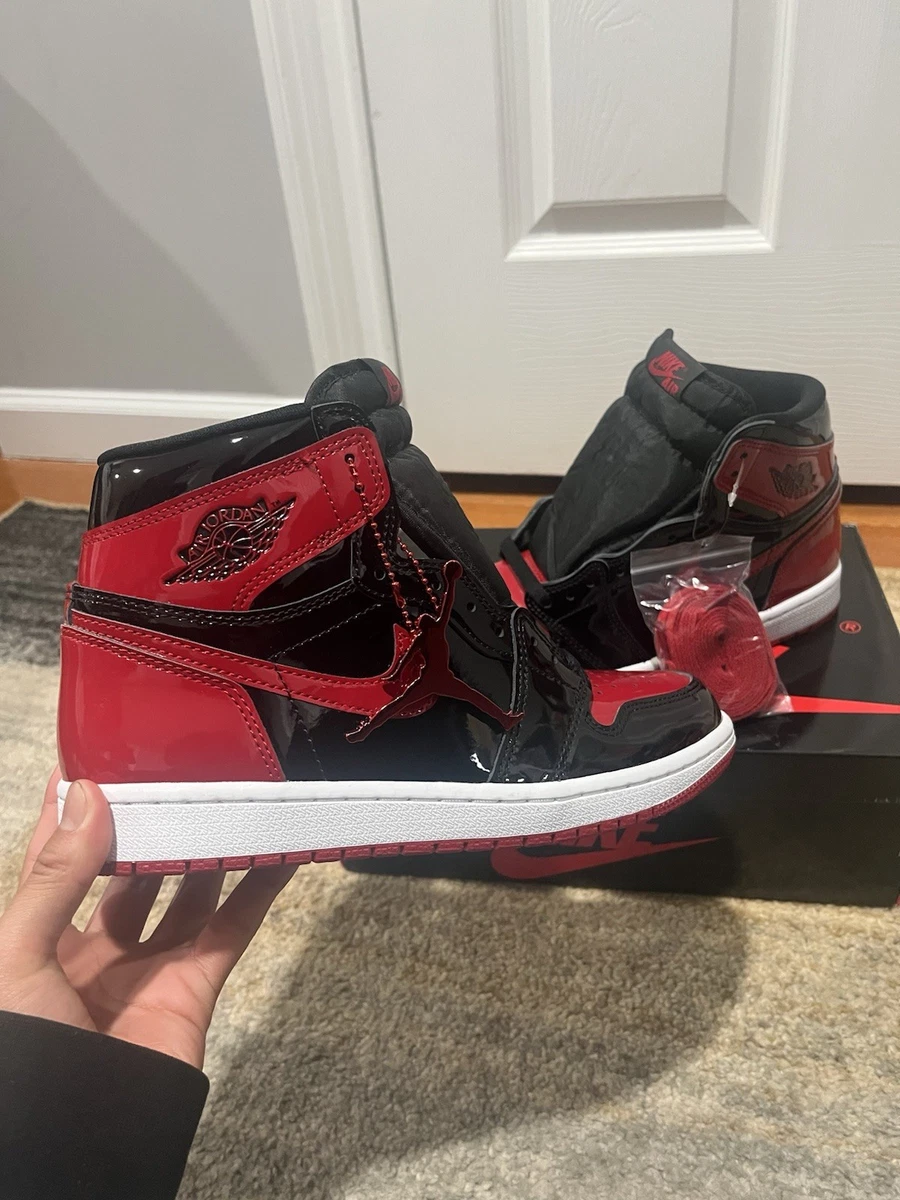 Jordan 1 Retro OG High Patent Bred for Sale | Authenticity
