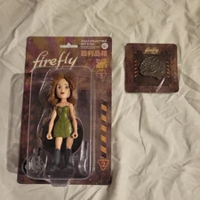 FIREFLY River Tam figure FIGURE EXCLUSIVE (Loot Crate 9/21) sealed PLUS Lootpin