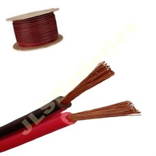 100M Reel Red/Black electrical cable Car Home wire 3A Meter 14/0.2mm 3 AMP