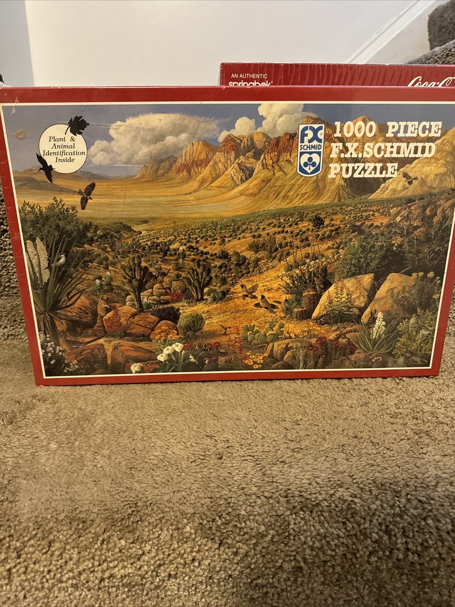 New 1994 FX Schmid 1000 Piece Jigsaw Puzzle RED ROCK CANYON