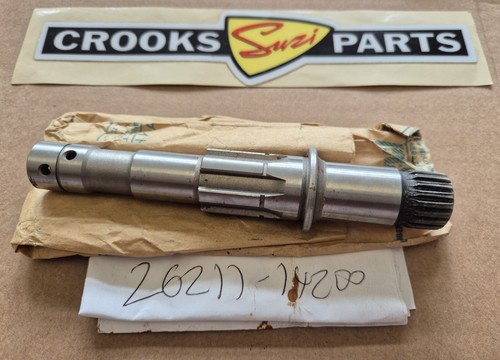 NOS 26211-14200 RM465 / RM500 1981 bis 1985 original Suzuki Kickstartwelle - Bild 3 von 12