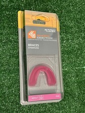 Shock Doctor Szelki Bez ramiączek Bez lateksu Ochraniacz na usta 4200A Różowy Dorosły Wiek 12+