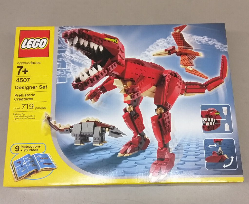 LEGO Designer Set 4507 Prehistoric Creatures NEW Dino Dinosaur T