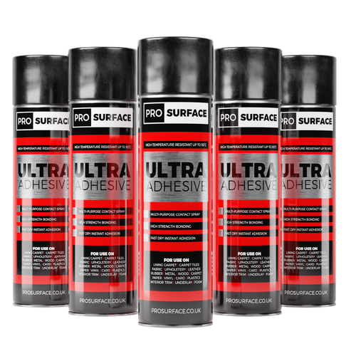 Trim Fix 500ml Ultra High Temperature Adhesive Spray Carpet Glue Cars