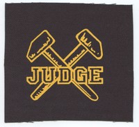 Judge Hammers Logo Cloth Patch Free Shipping Sew On, Bringin' It Down Sxe Judge Hammers Logo Cloth Patch Free Shipping Sew On, Bringin' It Down Sxe