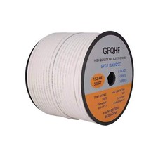 500FT White SPT-2 Zip Cord Wire 18/2 Extension Electrical Cable, UL Listed 18...