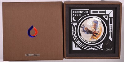 Freedom Augmented Reality 1 oz Silver 0.999 - Bald Eagle With Box & COA 