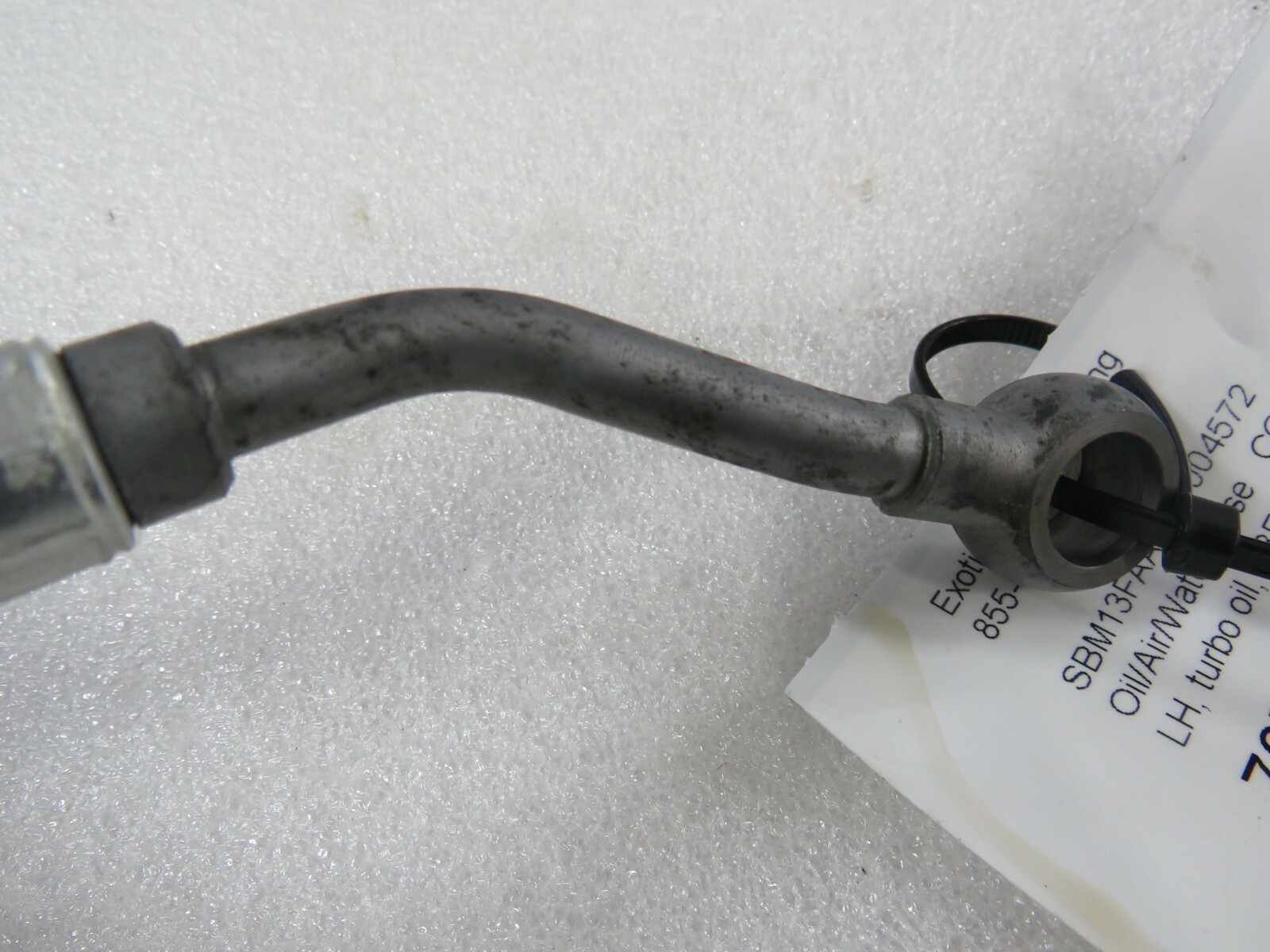 McLaren 570S, LH, Left, Turbo Oil Line, Used, P/N 13F0755CP