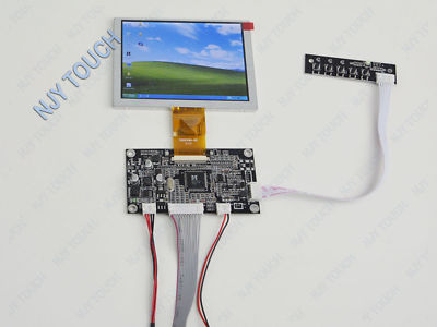 5'' TFT INNOLUX ZJ050NA-08C 640x480 50Pin LCD Screen +VGA AV LCD Controller Board