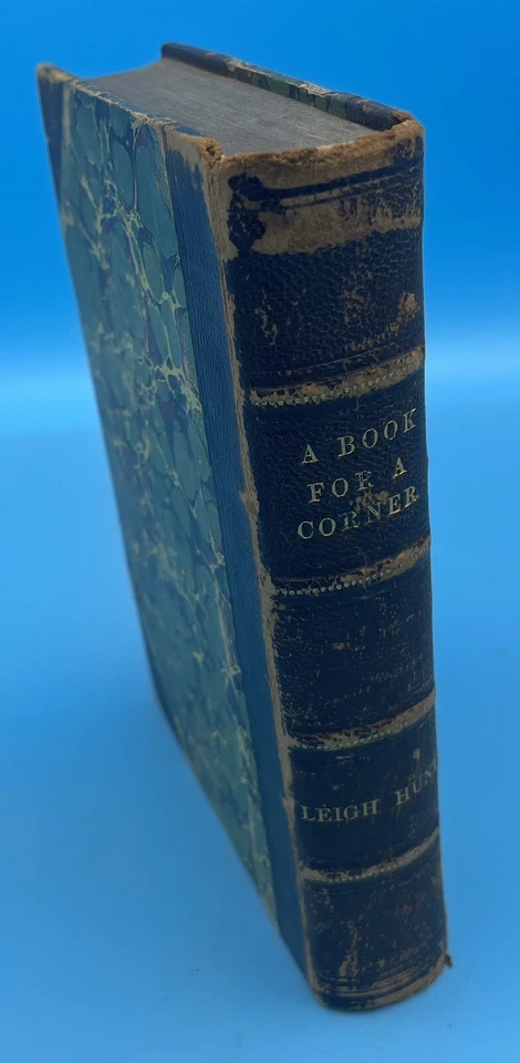 A Book for a Corner by Leigh Hunt RARE 1852 First Series Putnam's Library Peopl - Image 3 of 4