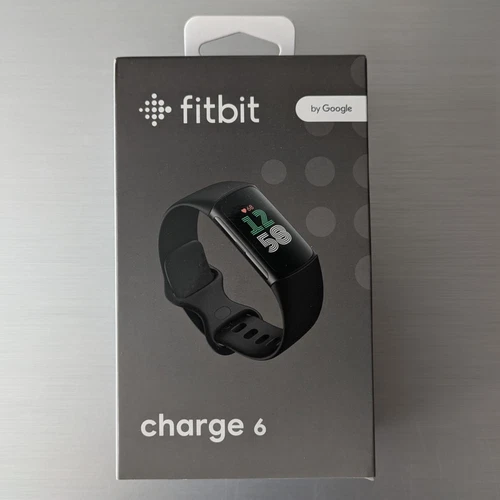 Fitbit Charge 6 Activity Tracker - Black - Brand New +6months Premium Membership