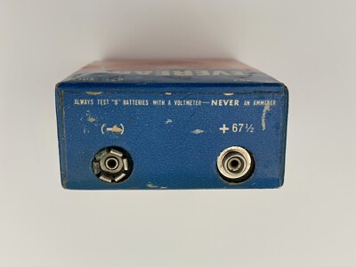 Vintage Everday Trade-Marks Nine Lives Radio B Battery No.467 67 1