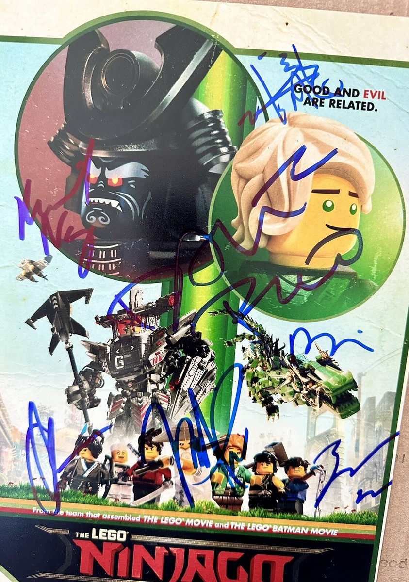 nao　カード　ミニポスター THE LEGO NINJAGO CAST SIGNED POSTER PHOTO 8x12 JACKIE CHAN