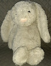Jellycat 12" London Woodland Bashful Bunny Plush Floppy Medium Brown Gray Rabbit