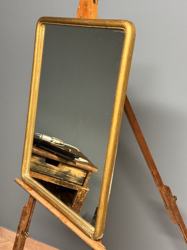 Vecchio Specchio In Legno Dorato Primi ‘900 Arredo - Foto 3 di 9