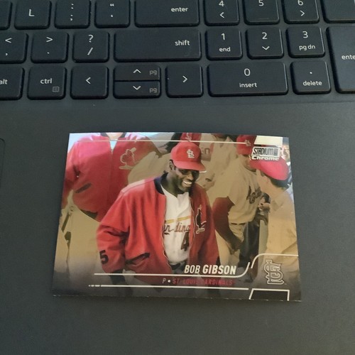 2022 Topps Stadium Club Chrome - #22 Bob Gibson - St. Louis Cardinals