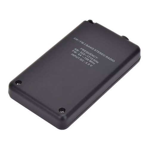 FM/AM Mini Radio Pocket Receiver Portable Digital LCD Stereo Earphone Set USB - Picture 10 of 12