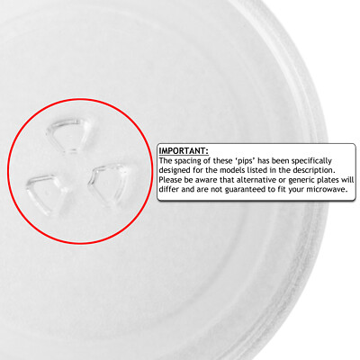 Replacement Glass Turntable Plate For Kenwood K20MSS10 Microwave Oven - 255mm (10")