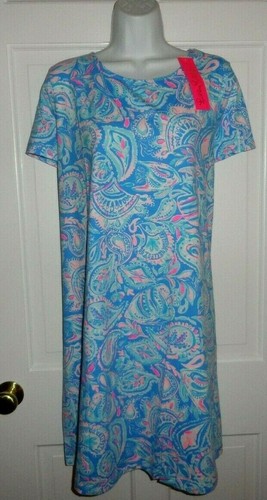 NWT LILLY PULITZER ZANZIBAR BLUE FISH 