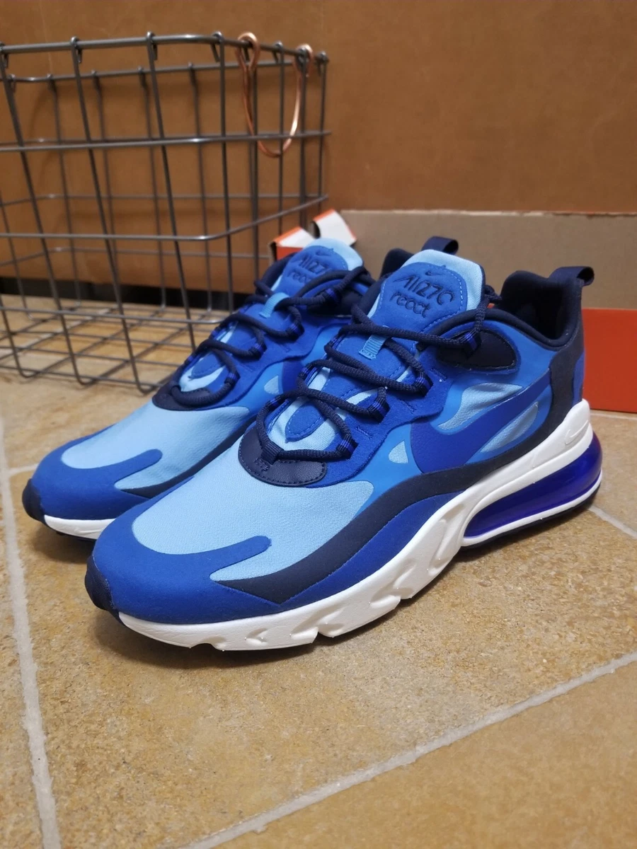 Nike Air Max 270 React Pacific Hyper Blue CI3866 400 running Size