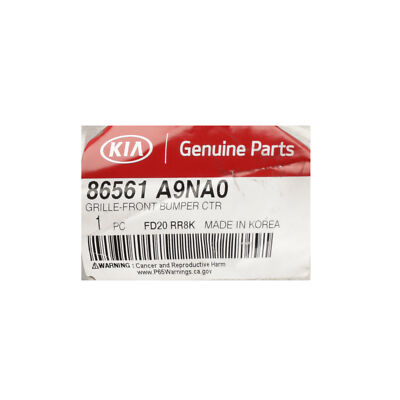 AQUOS⭐︎ OEM NEW 2019-2021 Kia Sedona Front Bumper Lower Grille