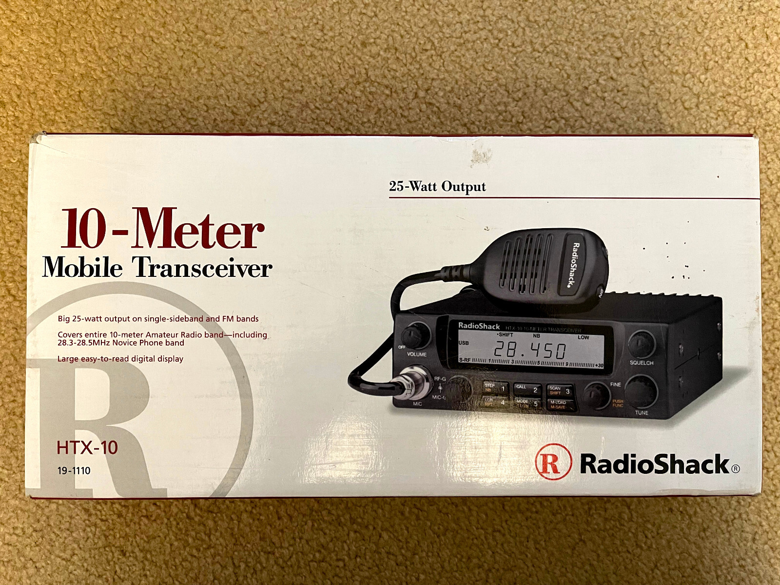 RadioShack HTX10, 10Meter Mobile Transceiver eBay