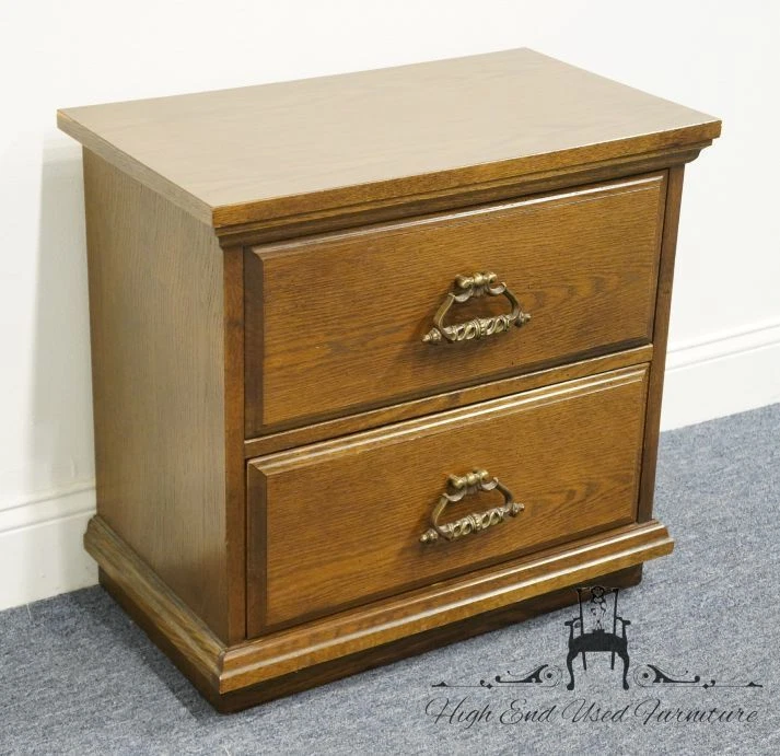 BASSETT FURNITURE Sabinas Oak Collection Tuscan Neoclassical Mediterranean 24... - Image 2 of 4