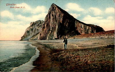 Gibraltar, Rock, N. E. V. B. Cumbo Postcard