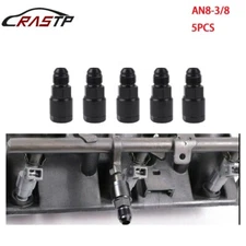 5Pcs AN8 3/8 LS1 Swap Fuel Rail Inlet Line Fitting Adaptor for LSX LS LS6 5.7