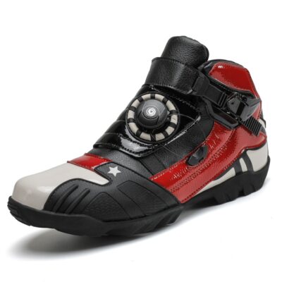 Motorcycle Boots Motocross Shoes Men's Riding Racing Motorcyclist Biker Boots