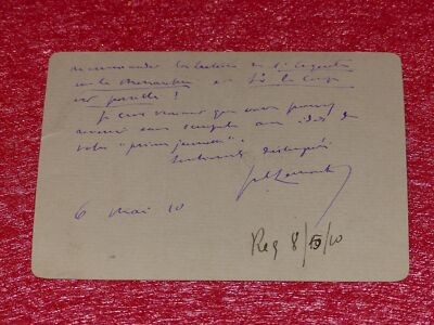 Charles Leandre Peintre et illustrateur - Lettre autographe - Catawiki