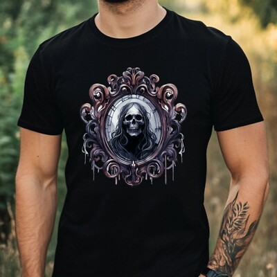 T-Shirt Herren Gothic Motiv Baumwolle Größe XS bis 5XL