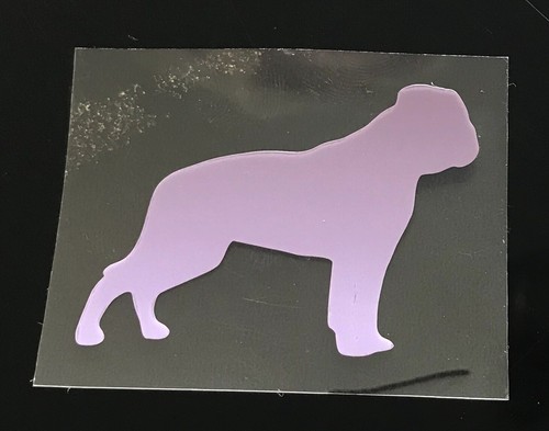 American Bulldog Dog Stickers Iron On Decals For Clothes T-Shirt 50mm x 2 - Picture 2 of 3
