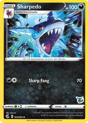 Sharpedo 163/264 Battle Academy 2022