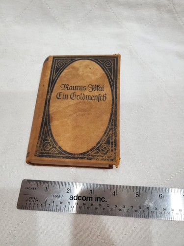 Ein Goldmensch! German Translation, 1873 HC, Maurus Jokai, Antique - Picture 11 of 12