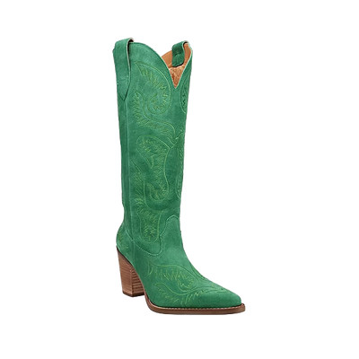 Dingo Ladies Evita Green Tall Western Boot DI2253-GN