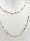 ITAOR Italy Sterling Silver Vermeil 2.5mm Twisted Singapore Chain Necklace 36" — photo 3