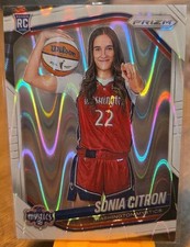 2025 Panini Prizm WNBA - Rookie Variation Sonia Citron #148 White Seismic Prizm