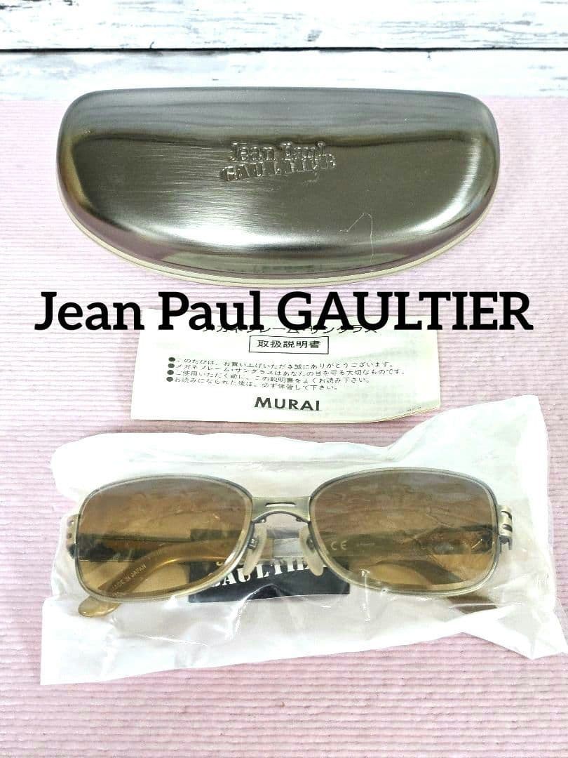 JEAN PAUL GAULTIER 56-8105 Sunglasses Gold-Tone Metal Frame | eBay