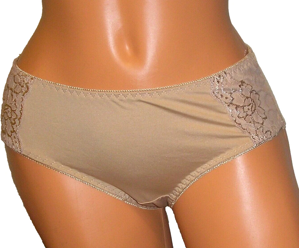 Bragas Lencería Jezabel Encaje Acento Lados Beige Hipster Grande Adulto Regalo Foto 2 de 4