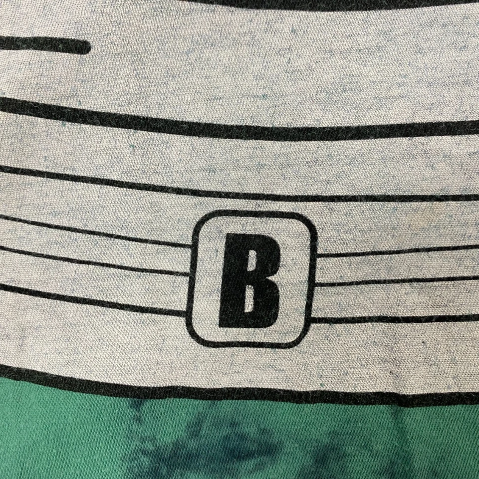 T-Shirt Vintage BASSNECTAR L Tie-Dye Astronaute Spacemann Haut Techno Danse EDM - Photo 4/4