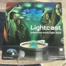 NIB Interactive Lightcast Music Light Show iPod & MP3