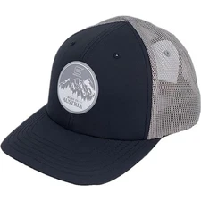 Glock AS41019 Born in Austria Logo Hat Adjustable Snapback Cap, Navy/Gray, OSFA