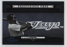 2005 Playoff Prestige Prestigious Pros Green 132/350 Vernon Wells #PP-26 n1u