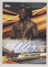 2019 Topps WWE Summerslam Auto Silver 12/25 Kofi Kingston #OC-KK Auto 8l4
