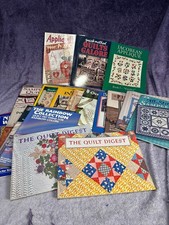 Lot of 19 Quilting Books Patterns Applique Quilt Digest Samplers Softcover