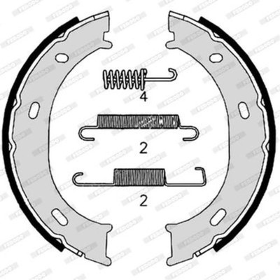 FERODO FSB4120 Kit ganasce, Freno stazionamento - Kit ganasce, Freno stazionamento
